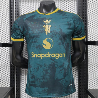 Player Version 26/27 Manchester United Teal & Gold Third Special Edition Shirt