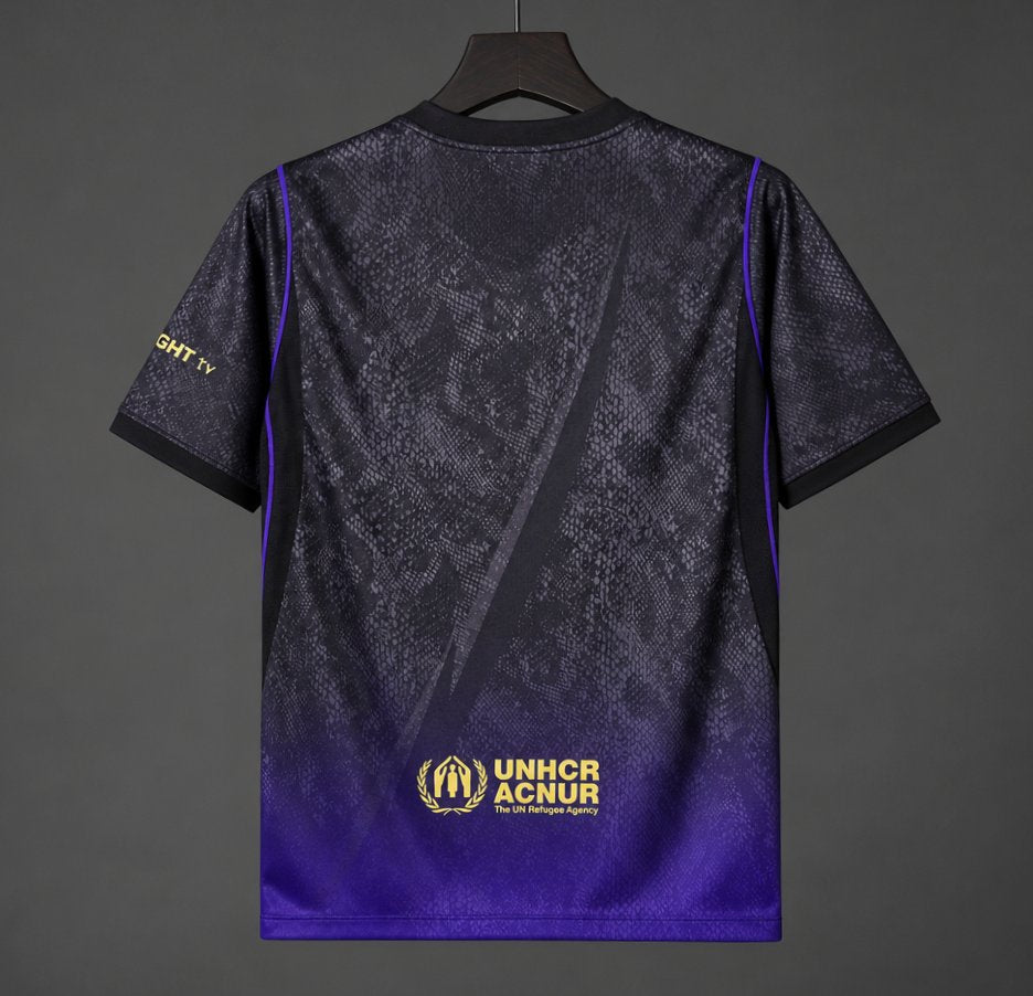 26/27 Barcelona Away "Purple Mamba" Purple Black Shirt
