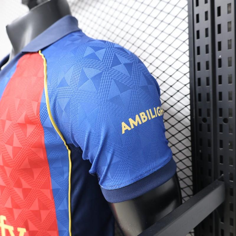Player Version 26/27 FC Barcelona Home Red Blue  Stripe Shirt