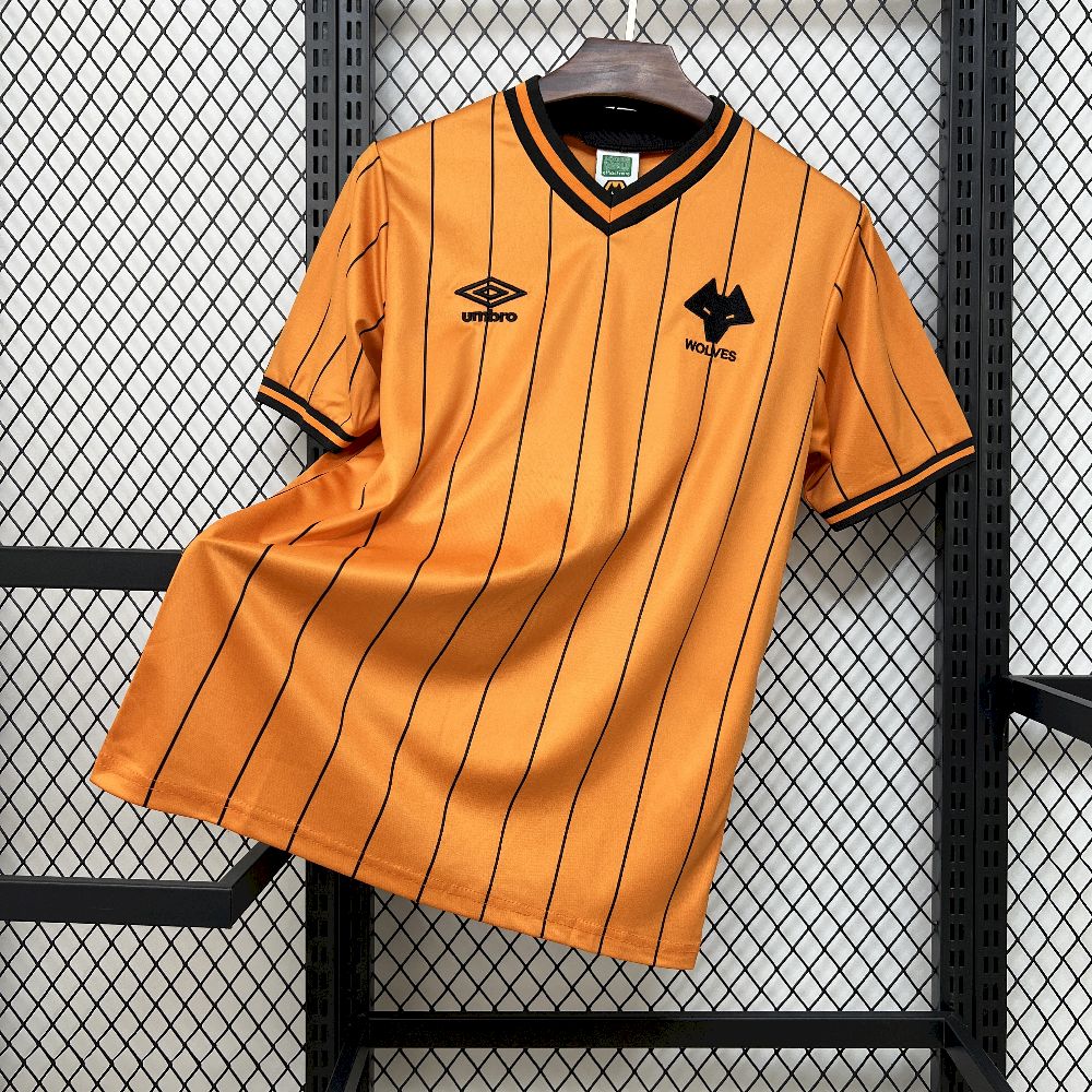 1985/86 Retro Wolverhampton Wanderers Home  Shirt