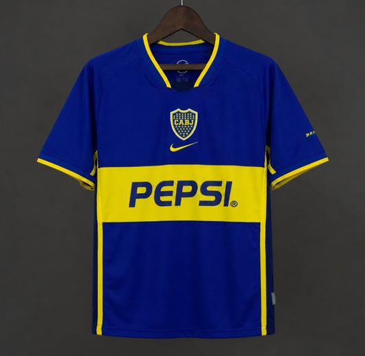 02/03 Retro Boca Juniors Home Shirt