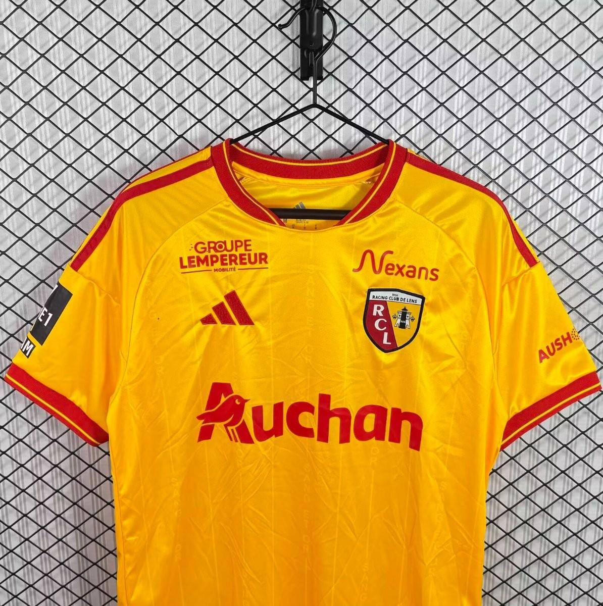 26/27 RC Lens Home Yellow Red Shirt