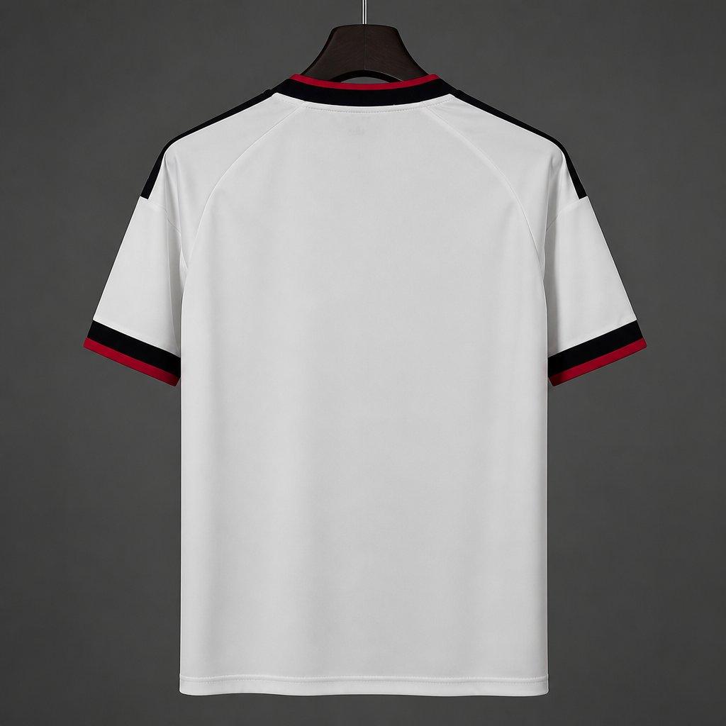 26/27 Sheffield United White with Red & Black Diagonal Stripe Away Shirt
