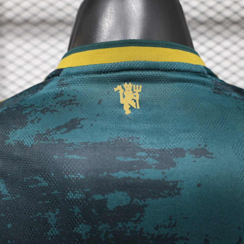 Player Version 26/27 Manchester United Teal & Gold Third Special Edition Shirt