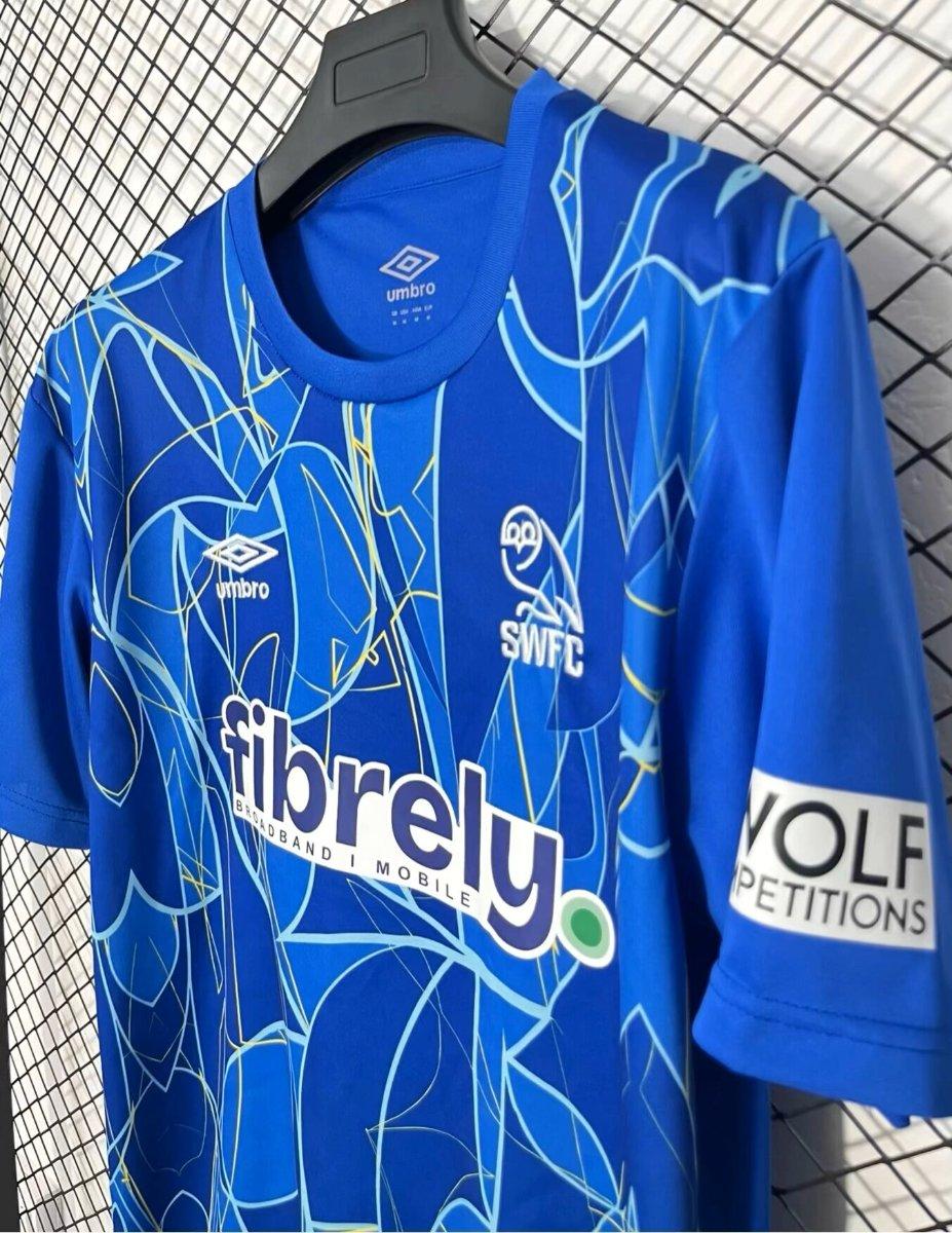 26/27 Sheffield Wednesday Blue with Abstract Pattern Home Shirt