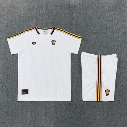 26/27 Manchester United White Short Sleeve+Soccer Shorts