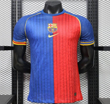 Player Version 26/27 FC Barcelona Royal Blue & Garnet Red Vertical Stripes  Special Edition Shirt