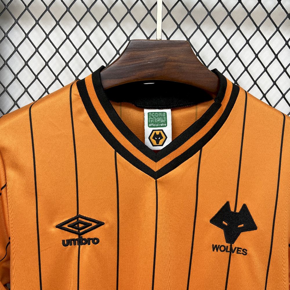 1985/86 Retro Wolverhampton Wanderers Home  Shirt