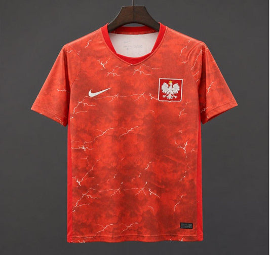 2026 Poland Away Vibrant Red Shirt