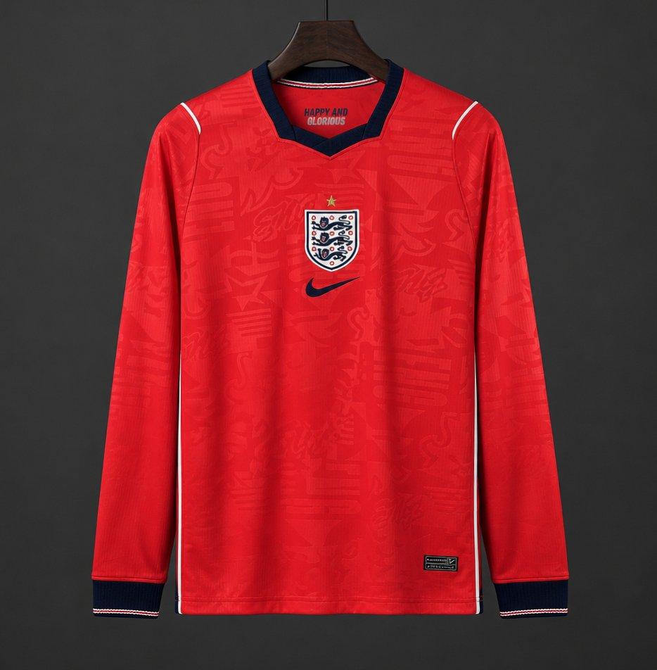 2026 Mens England World Cup Away Long Sleeve Shirt