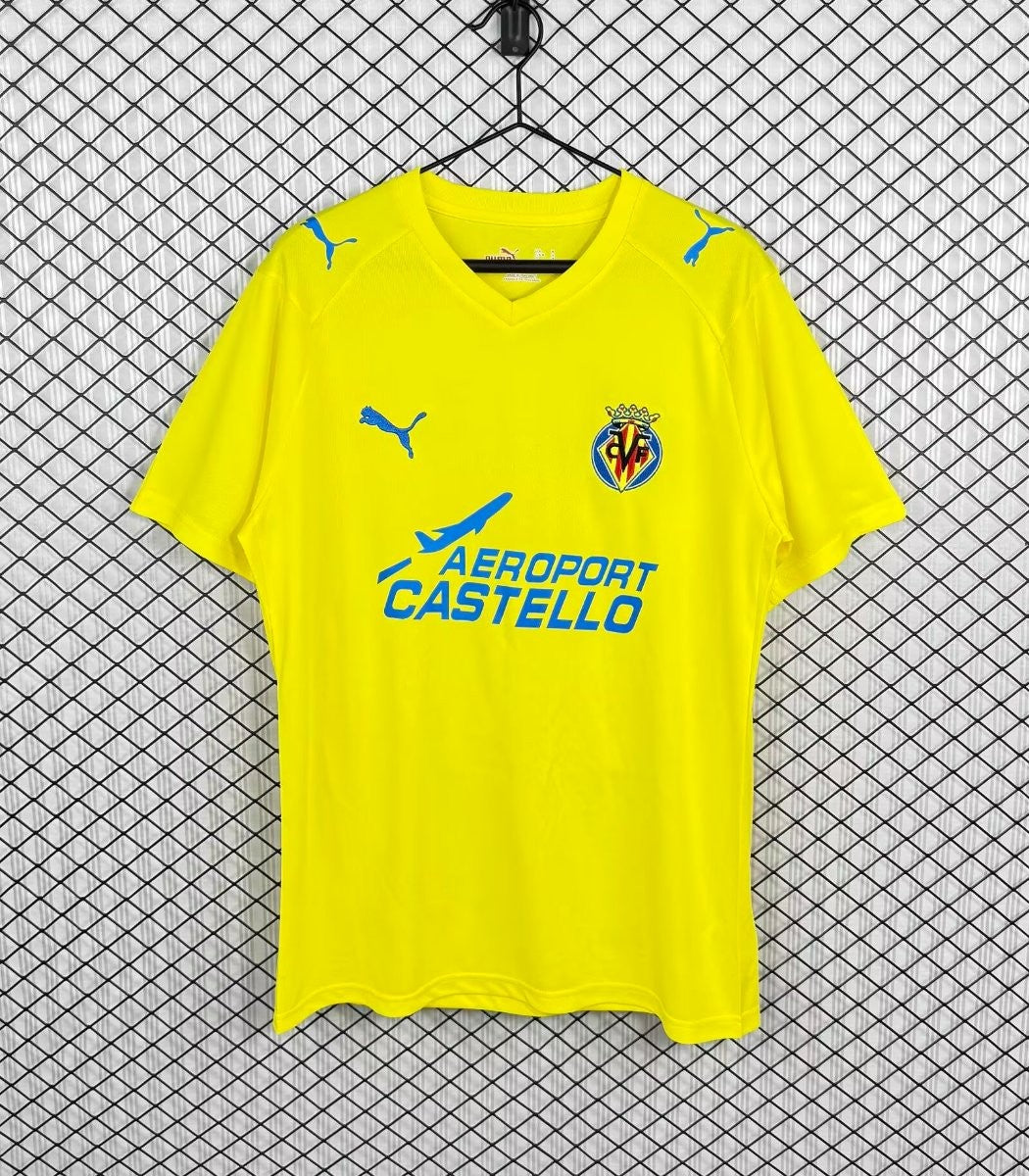 Retro 08/09 Villarreal CF Home Shirt