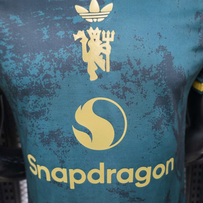 Player Version 26/27 Manchester United Teal & Gold Third Special Edition Shirt