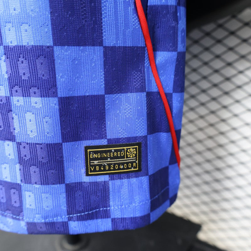 Player Version 2026 Croatia Away Blue  Shirt