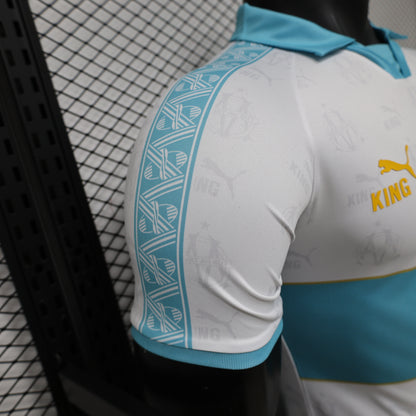 Player Version 26/27 Olympique de Marseille White with Sky Blue Special Edition Shirt