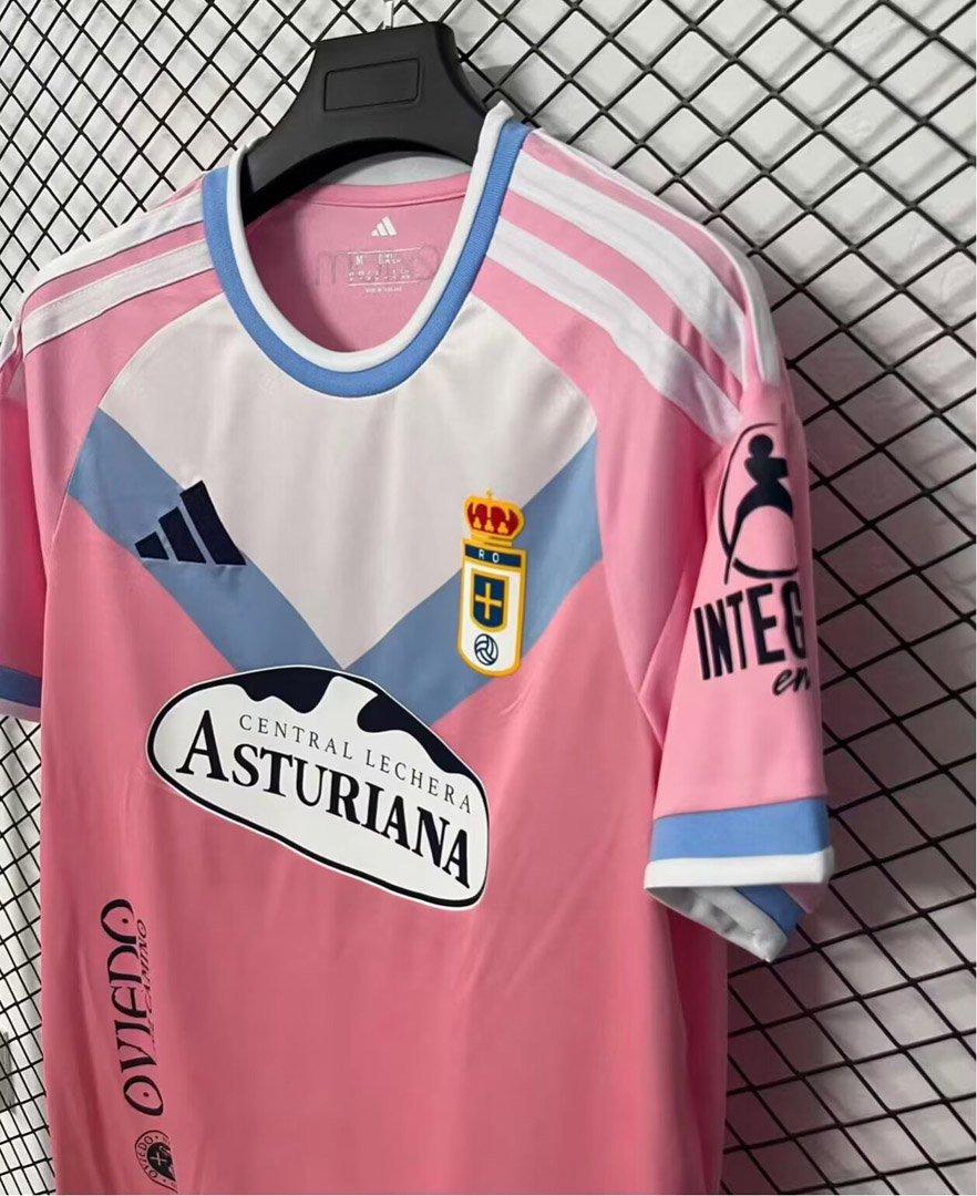 26/27 Real Oviedo Away Pink Shirt