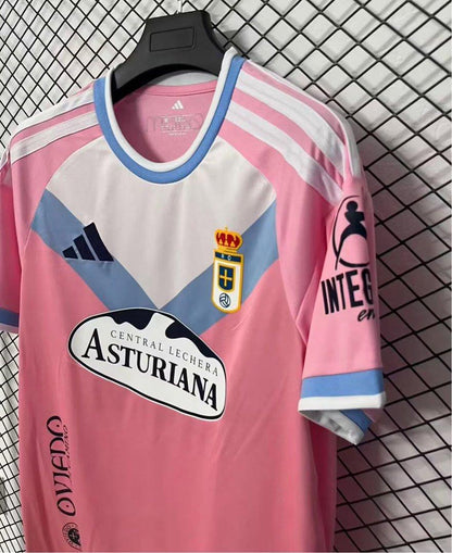 26/27 Real Oviedo Away Pink Shirt