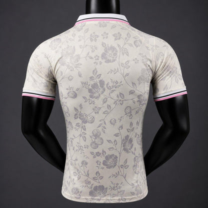 Player Version 26/27 Real Madrid Cream with Floral Pattern Special Edition Shirt
