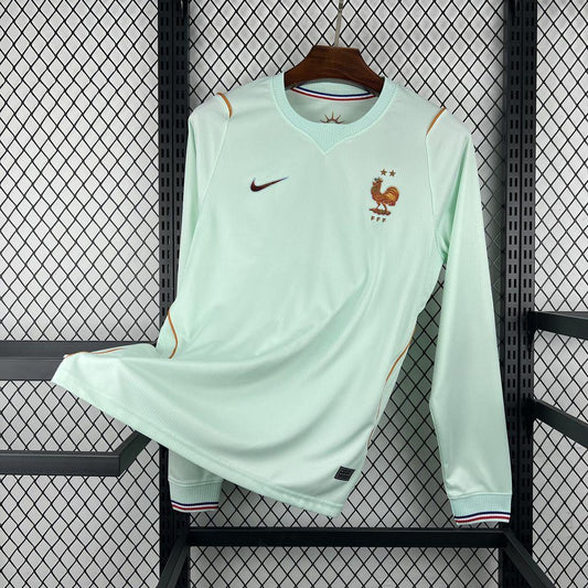 2026 Mens France World Cup Away Long Sleeve Shirt