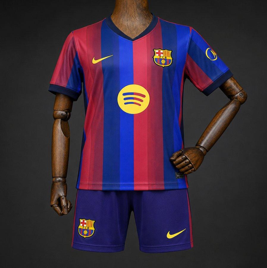 26/27 Kids Barcelona Home Shirt