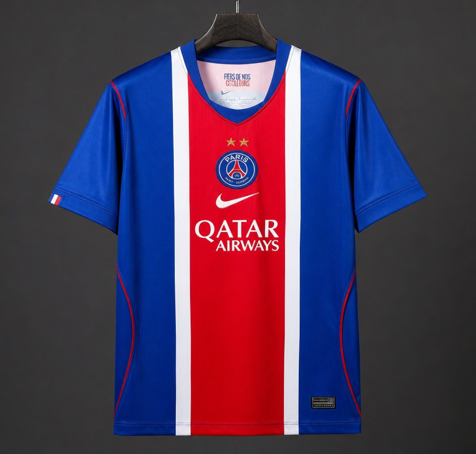 2 Stars 26/27 PSG Home Shirt