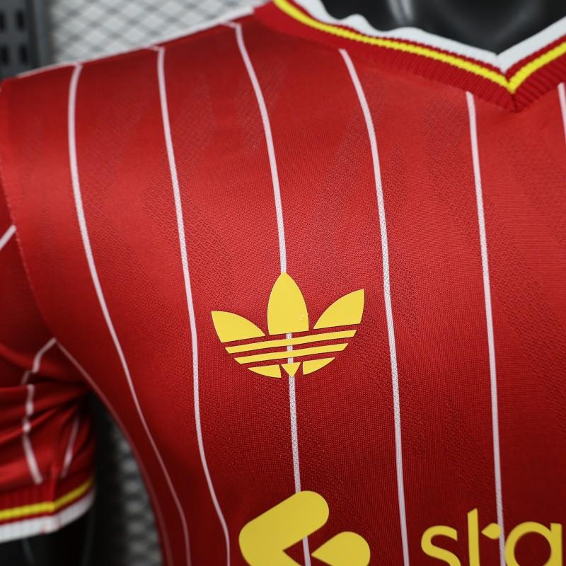 Player Version 26/27 Liverpool Red with White Pinstripe Home Shirt