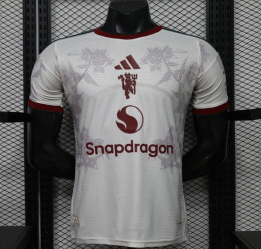 Player Version 26/27 Manchester United Away Grey White Rose   Special Edition Shirt