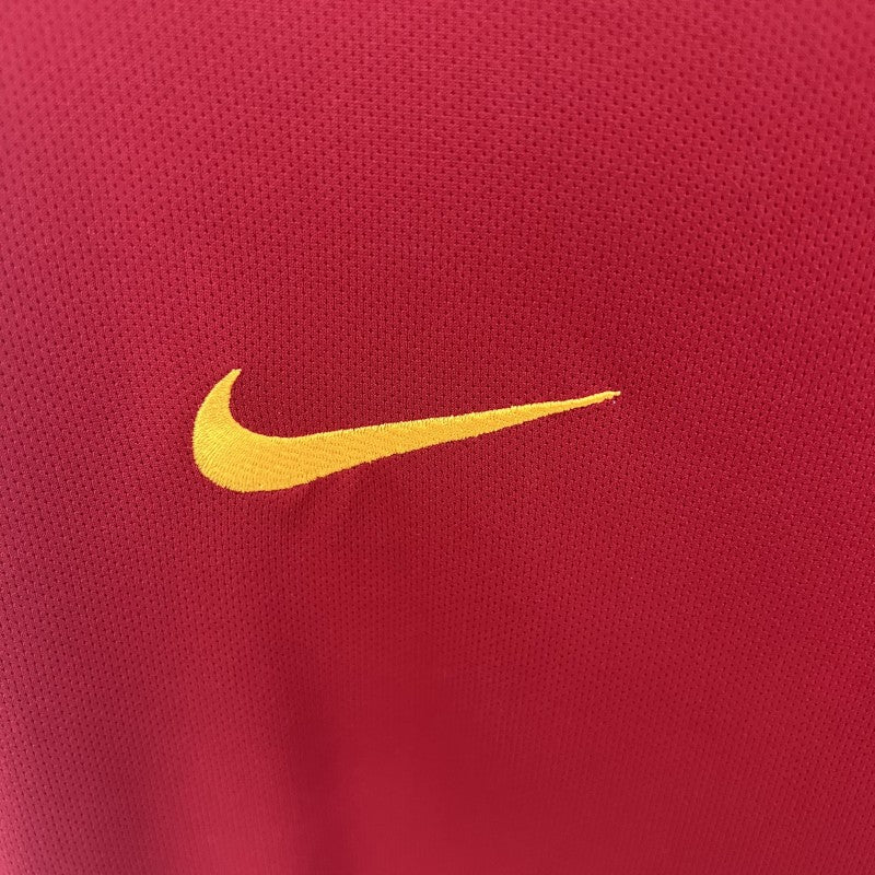 Retro 17/18 Roma Home Long Sleeve Shirt