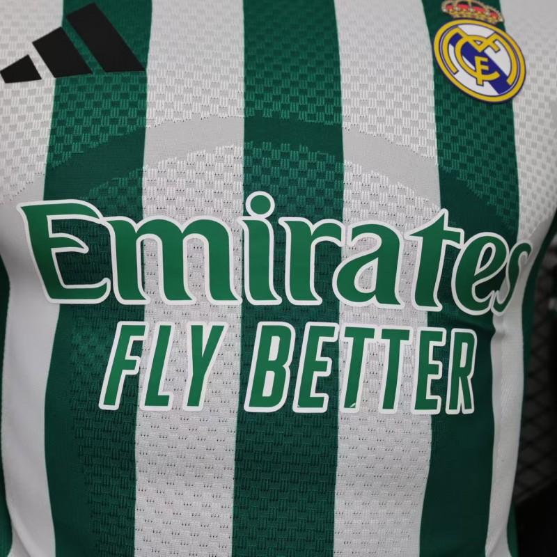 Player Version 26/27 Real Madrid Green & White Stripes Special Edition Shirt