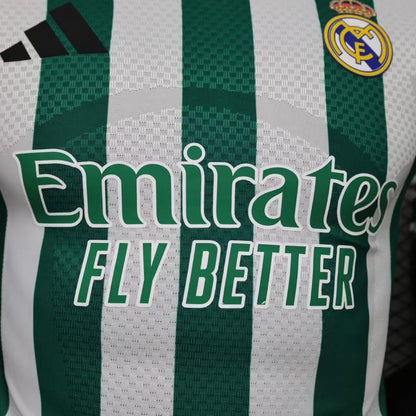 Player Version 26/27 Real Madrid Green & White Stripes Special Edition Shirt