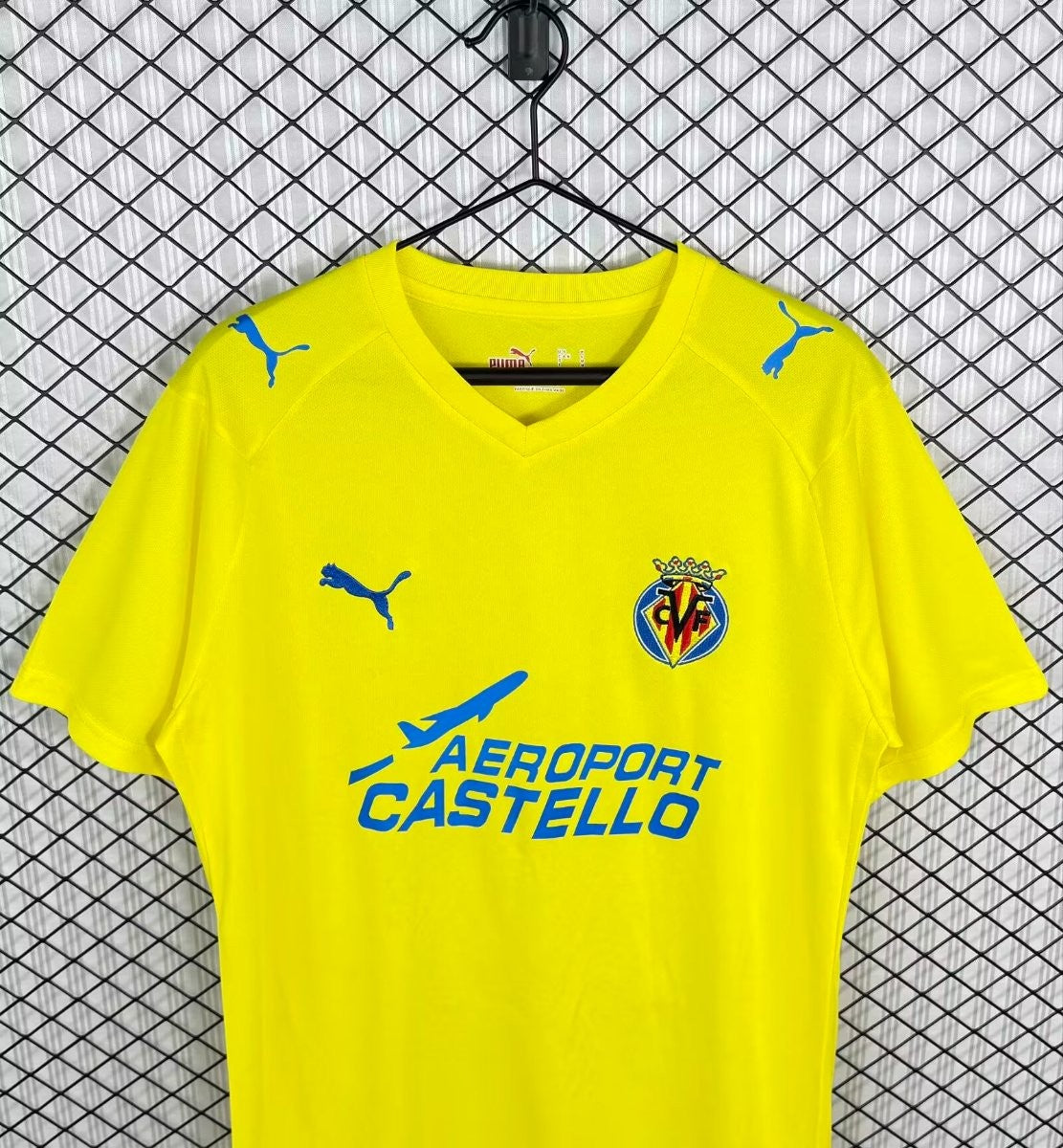 Retro 08/09 Villarreal CF Home Shirt