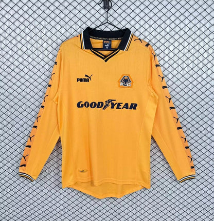 Retro 98/99 Wolverhampton Wanderers Home Long Sleeve Shirt