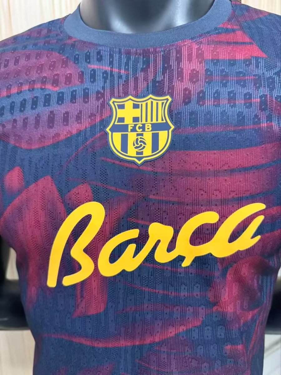 Player Version 26/27 Barcelona Special Abstract Red & Blue "Barça" Script Shirt