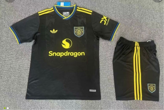 Manchester United Kit Criança Secundária 25/26