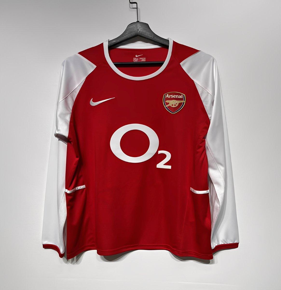 Retro 02/04 Arsenal Home Long Sleeve Shirt