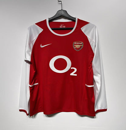 Retro 02/04 Arsenal Home Long Sleeve Shirt