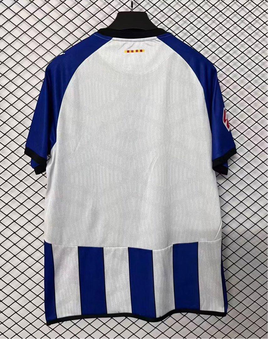 26/27 Espanyol Home Blue&White Stripe Shirt