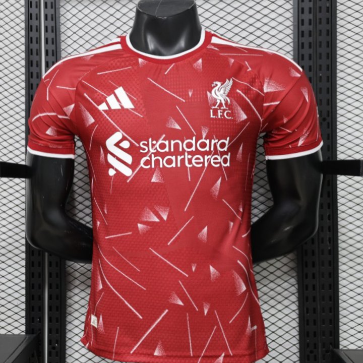 Player Version 26/27 Liverpool Red with Geometric Shatter Pattern Home Special Edition Shirt