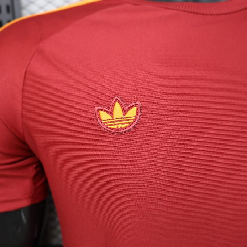 Player Version 2026 AS Roma x Adidas Originals Retro Deep Red Home Shirt