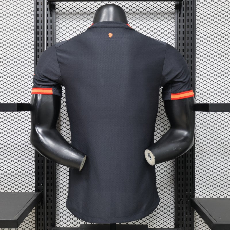 Player Version 26/27 AC Milan Away Navy Blue with Copper Orange Accents Shirt
