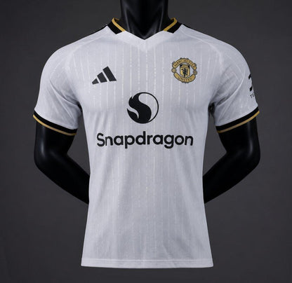 Player Version 26/27 Manchester United White with Gold Trim Away Shirt