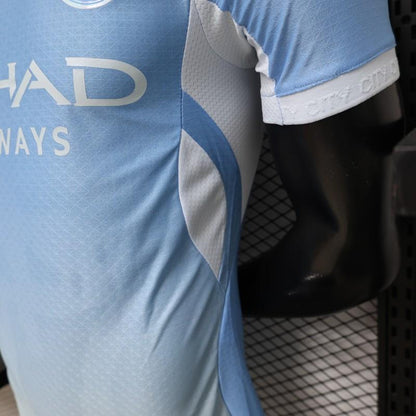 Player Version 26/27 Manchester City Sky Blue with White Side Panel Home Shirt