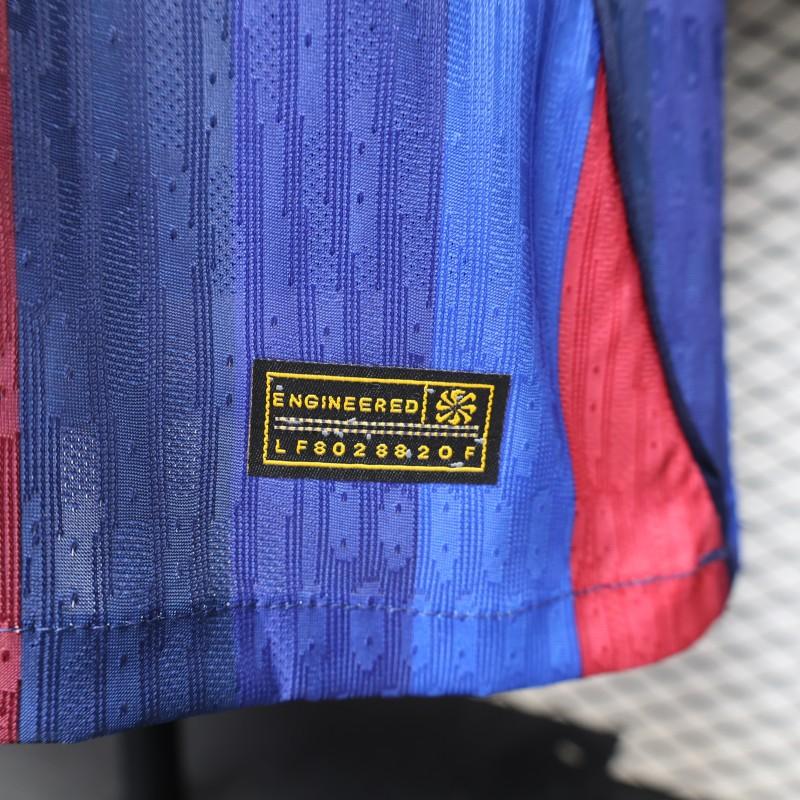 Player Version 26/27 Barcelona Long Sleeve Home Shirt