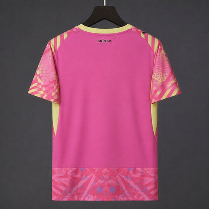 2026 Switzerland Pink Goalkeeper Shirt