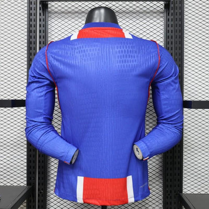 Player Version 26/27 PSG Blue & Red Stripe Long Sleeve Home Shirt