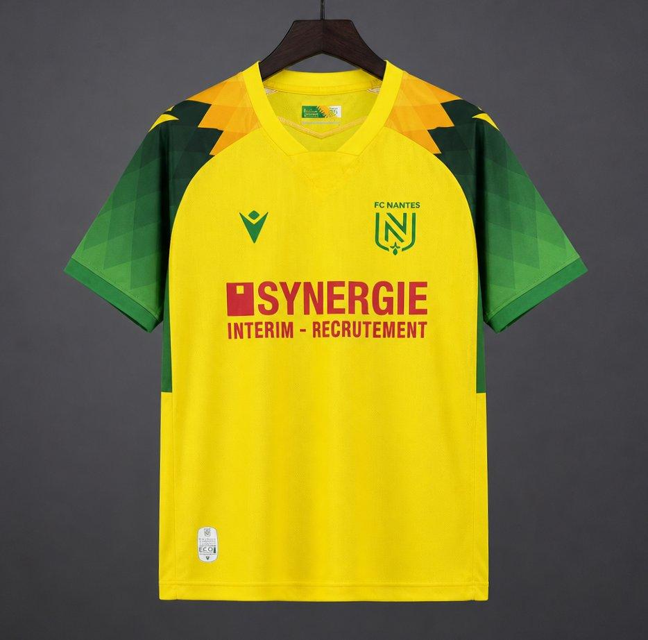 26/27 FC Nantes Home Yellow Green Shirt