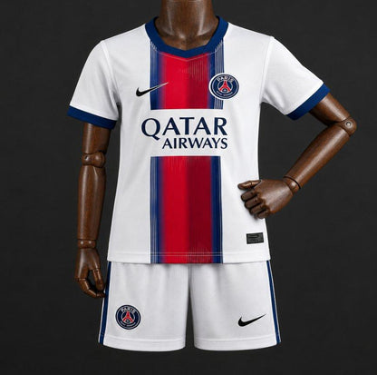 26/27 Kids  Paris Saint-Germain White  Away Shirt Kits