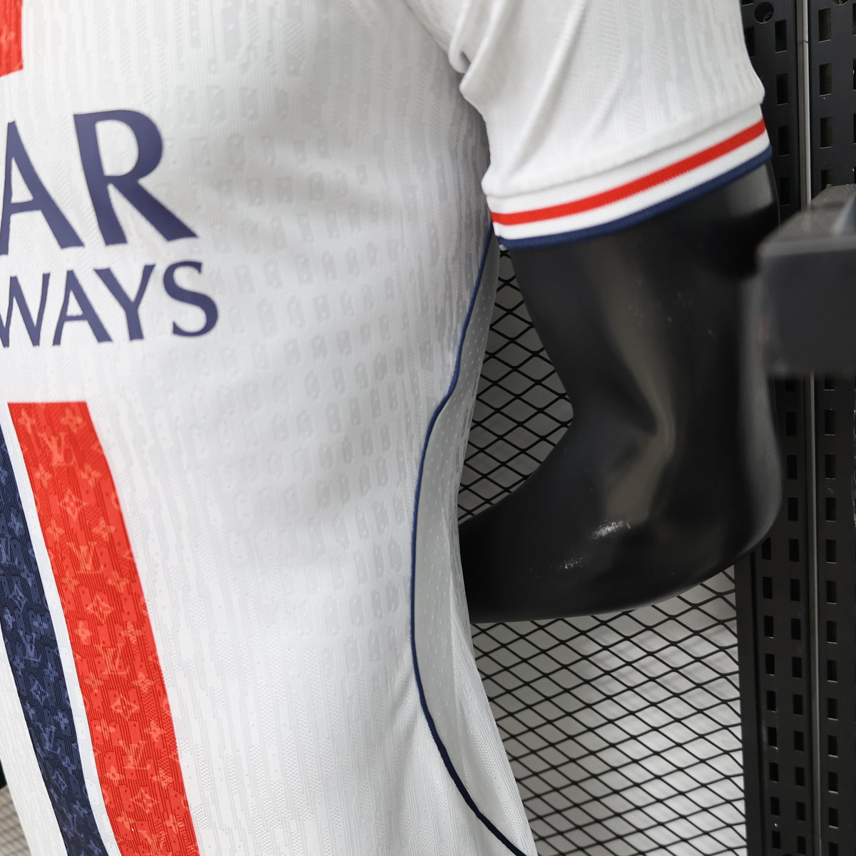 Player Version 26/27 Paris Saint-Germain Away  White & Navy/Red Stripe Special Edition Shirt