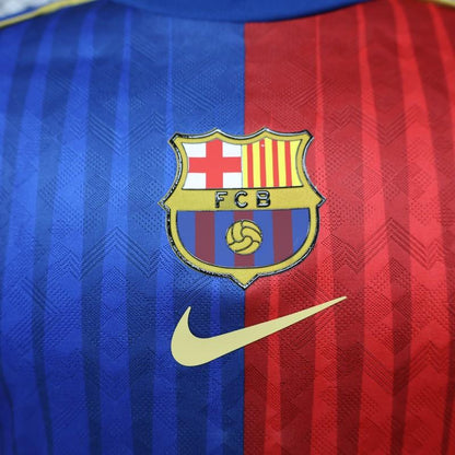 Player Version 26/27 FC Barcelona Royal Blue & Garnet Red Vertical Stripes  Special Edition Shirt