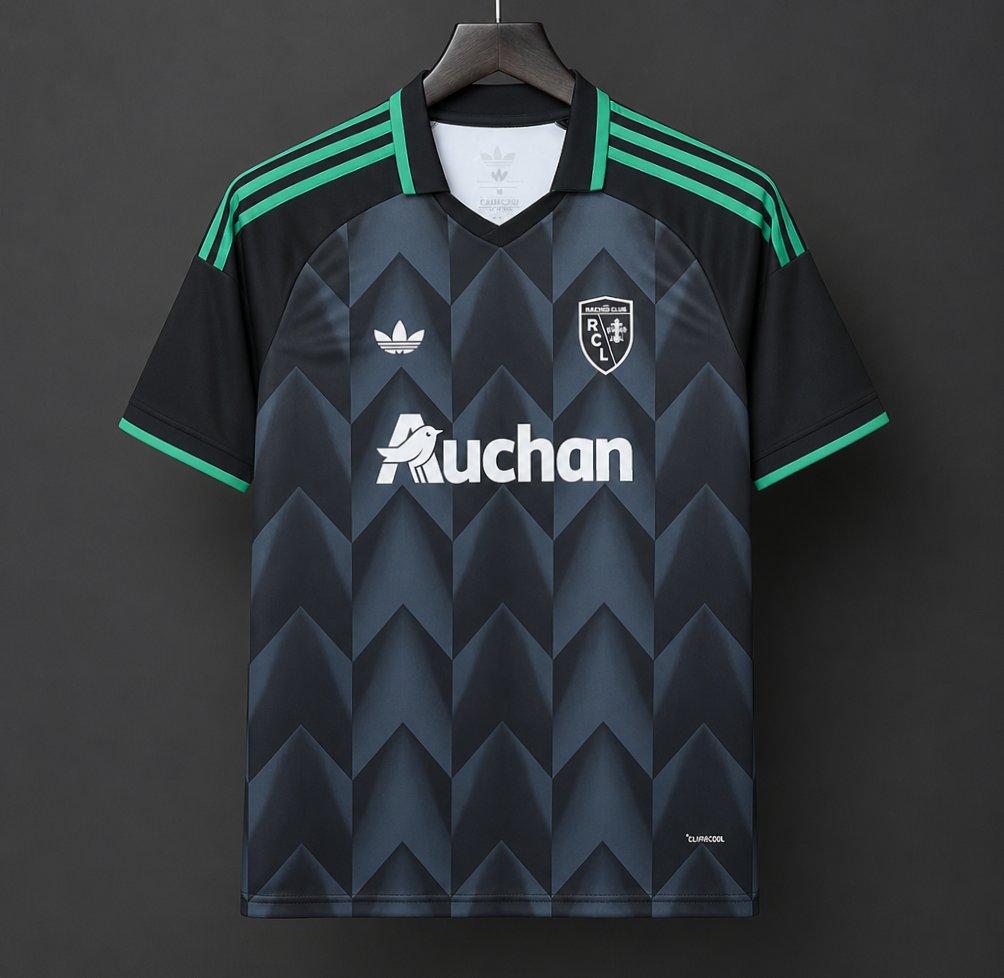 26/27 RC Lens Away Dark Grey Shirt