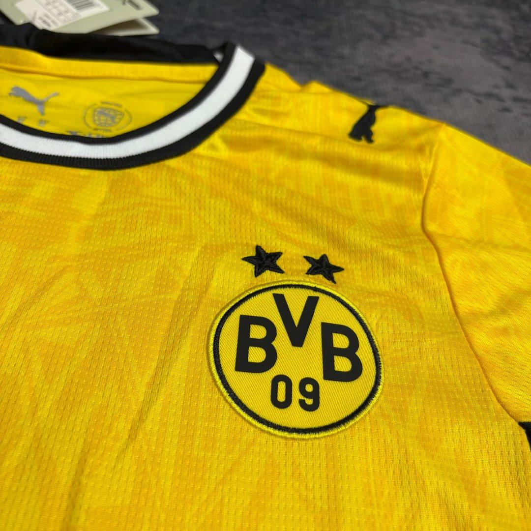 26/27 Kids Borussia Dortmund Home Yellow/Black Shirt
